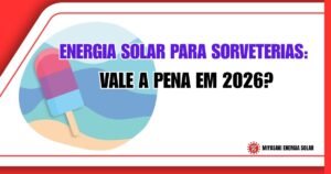 Energia Solar para Sorveterias: Vale a Pena em 2026?